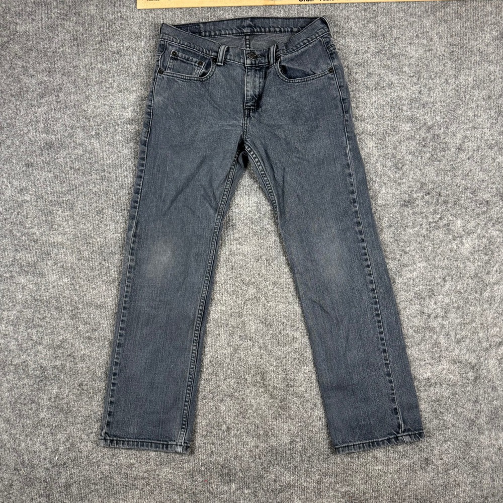 Levi's Jeans Mens Size 30x28 Black 511 Skinny Fit Faded Denim Stretch Casual